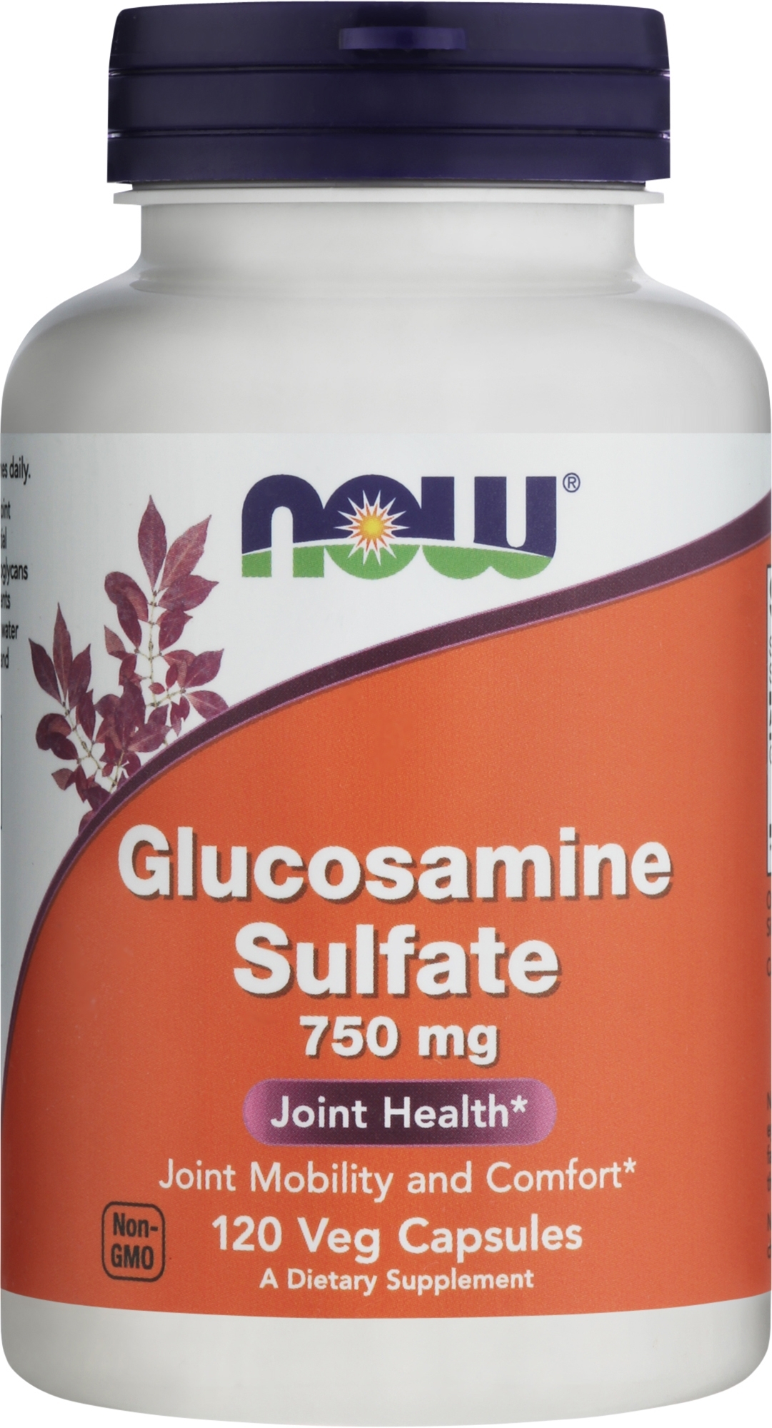 Suplement diety z siarczanem glukozaminy, 750 mg - Now Foods Glucosamine Sulfate 750 mg — Zdjęcie 120 szt.