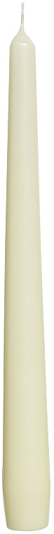 Świeca stołowa, stożkowa, kremowa - Bolsius Candle — Zdjęcie N1