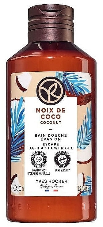 Żel pod prysznic - Yves Rocher Coconut Escape Bath & Shower Gel — Zdjęcie N1