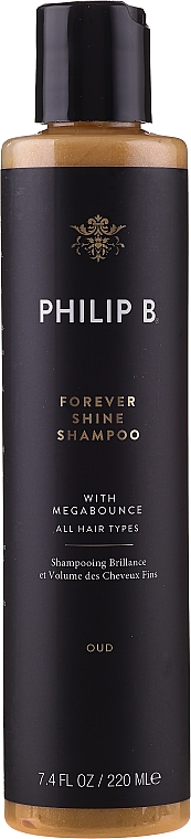 Nawilżający szampon z drobinkami nadający włosom połysk - Philip B Oud Royal Forever Shine Shampoo — Zdjęcie N2