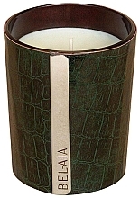 Ozdobne etui na świecę w szkle 180 g, Croco - Belaia Candle Reversible Sleeve — Zdjęcie N2