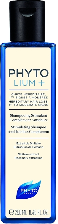 Szampon hamujący wypadanie włosów - Phyto Phytolium+ Stimulating Shampoo Anti-Hair Loss Complement — Zdjęcie N1