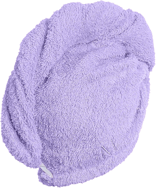 Ręcznik turban do włosów, fioletowy - MAKEUP Hair Towel  — Zdjęcie N2