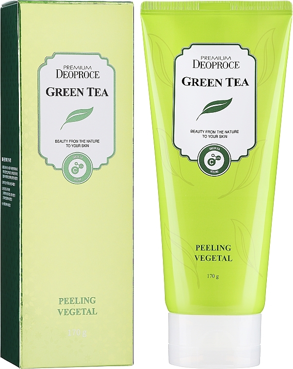 Peeling na bazie zielonej herbaty - Deoproce Premium Green Tea Peeling Vegetal — Zdjęcie N2