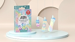 Zestaw plastrów wodoodpornych, 20 szt. - Wild Stripes Plasters Waterproof Secure Rainbow — Zdjęcie N4