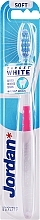 Wybielająca miękka szczoteczka do zębów, przezroczysto-różowa - Jordan Target White — Zdjęcie N4