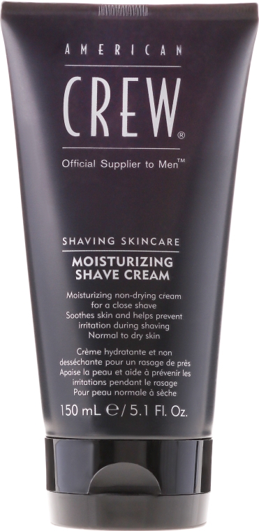 Nawilżający krem do golenia dla mężczyzn - American Crew Shaving Skincare Moisturing Shave Cream — Zdjęcie N1