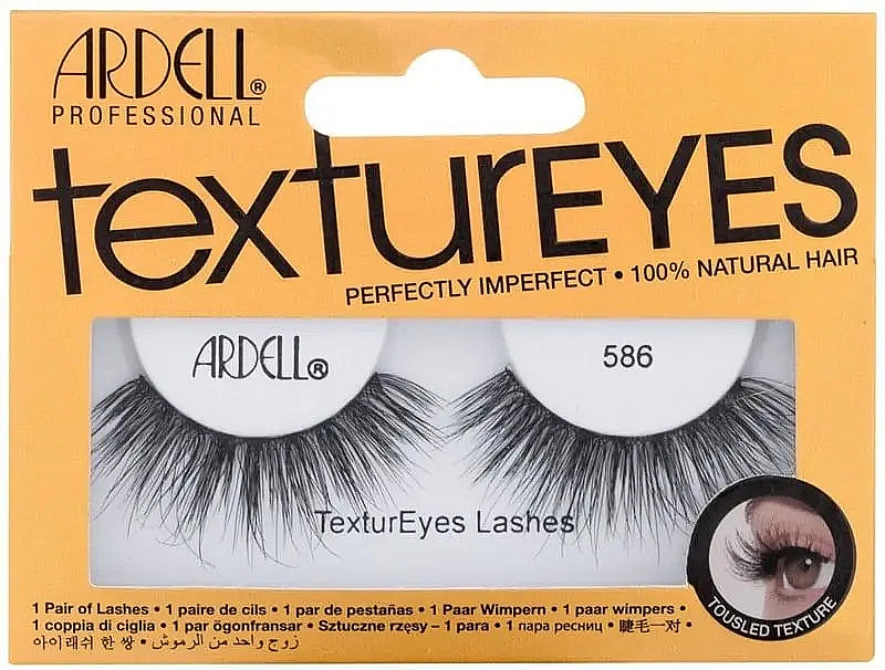 Sztuczne rzęsy - Ardell TexturEyes 586 False Eyelashes Black — Zdjęcie N1