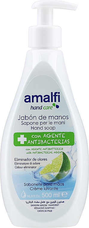 Kremowe mydło do rąk Antybakteryjne - Amalfi Cream Soap Hand — Zdjęcie N1