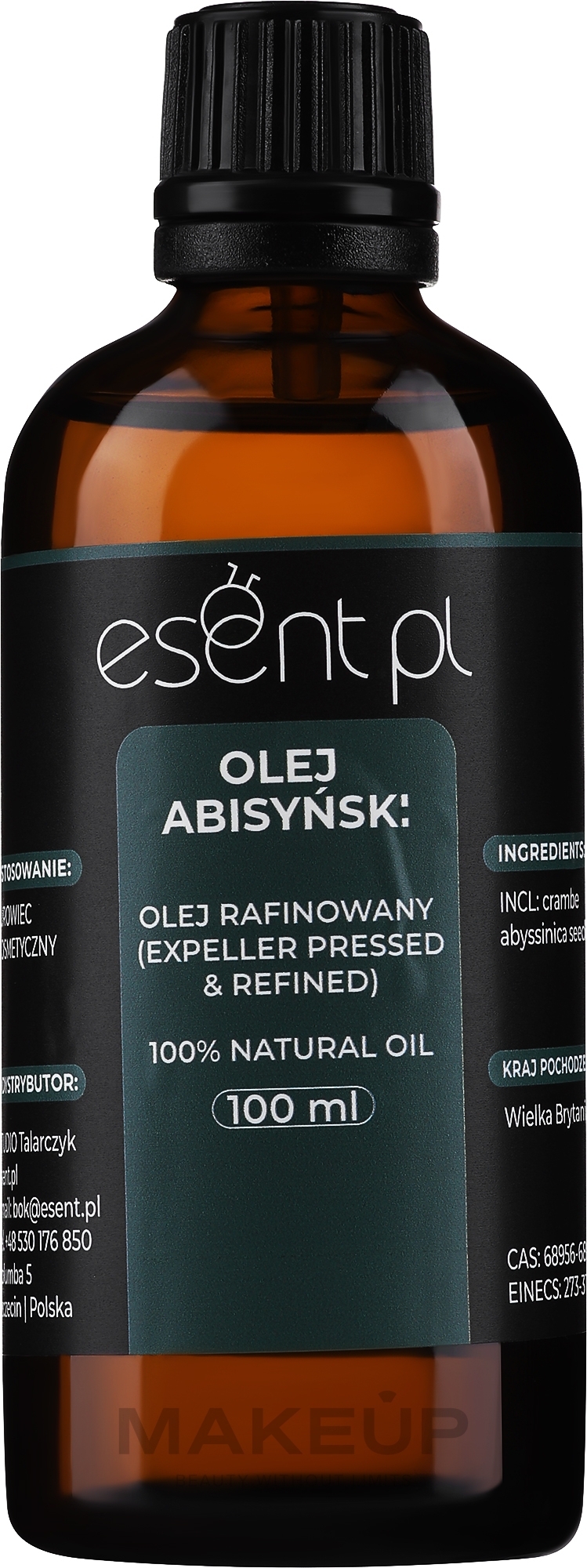 Rafinowany olej abisyński - Esent — Zdjęcie 100 ml