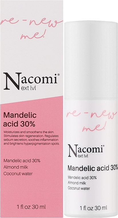 Serum z kwasem migdałowym - Nacomi Next Level Mandelic Acid 30% — Zdjęcie N2