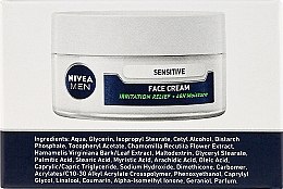 Intensywnie nawilżający krem do twarzy dla mężczyzn Ulga od podrażnień - NIVEA Intensively Moisturizing Cream Men Sensitive Skin — Zdjęcie N8