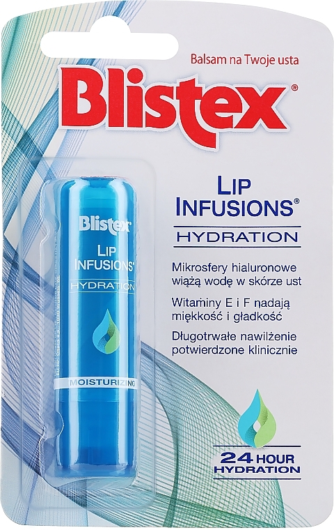 PRZECENA! Nawilżający balsam do ust - Blistex Lip Infusions Hydration * — Zdjęcie N1