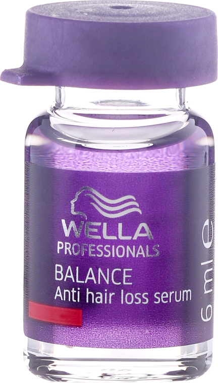 Serum w ampułkach przeciwko nadmiernemu wypadaniu włosów - Wella Professionals Balance Anti Hair Loss — Zdjęcie N3