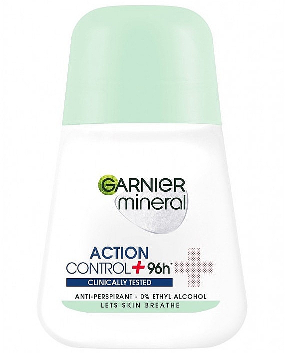 Mineralny antyperspirant w kulce - Garnier Mineral Action Control Clinically 96H Anti-Perspirant Roll-On