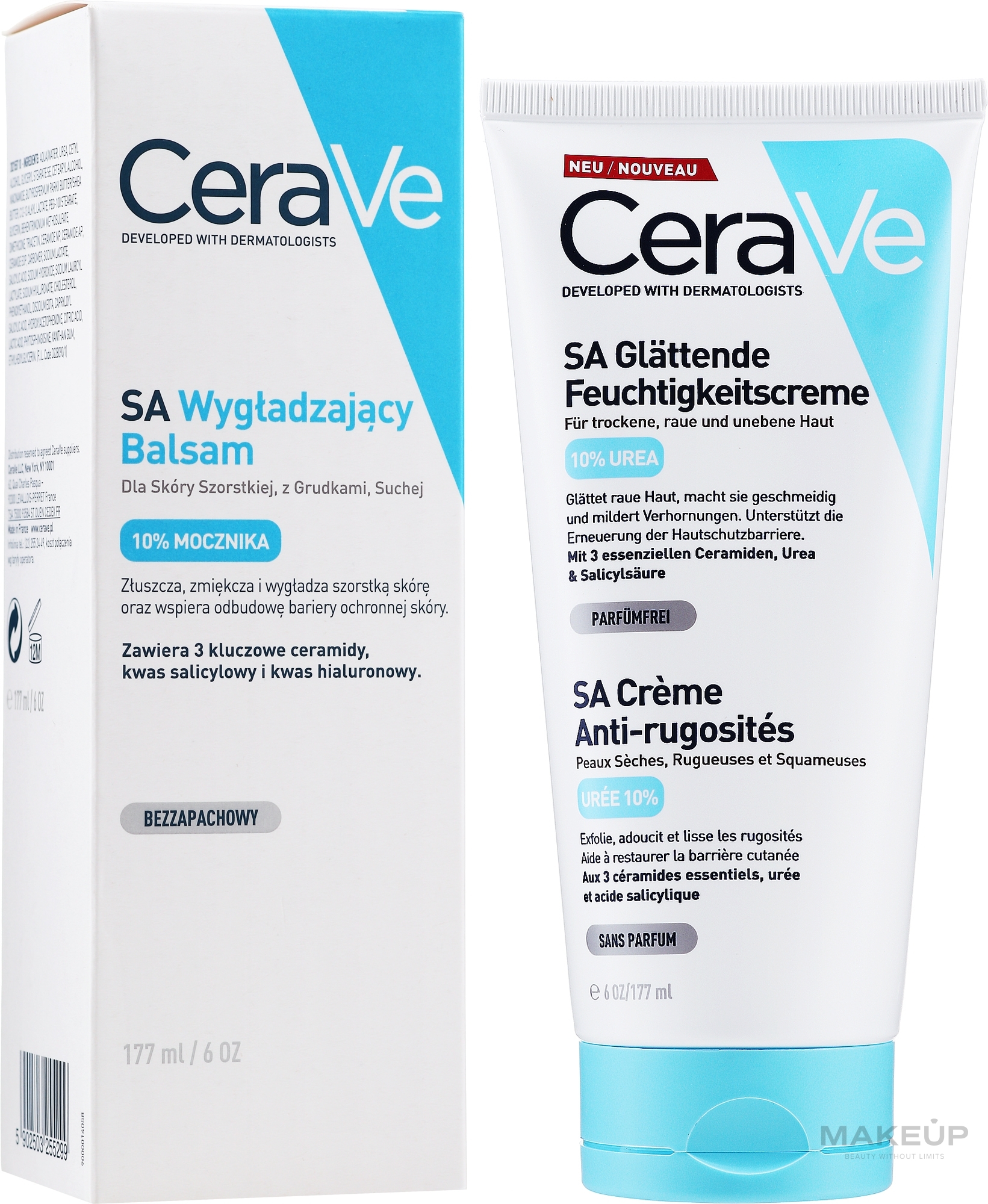 PRZECENA! SA Balsam wygładzający - CeraVe Smoothing Cream * — Zdjęcie 177 ml