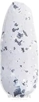 Top coat do lakieru żelowego ze srebrną posypką - Elixir Semi Gel Pro Top Coat — Zdjęcie 1127 - Silver Flake