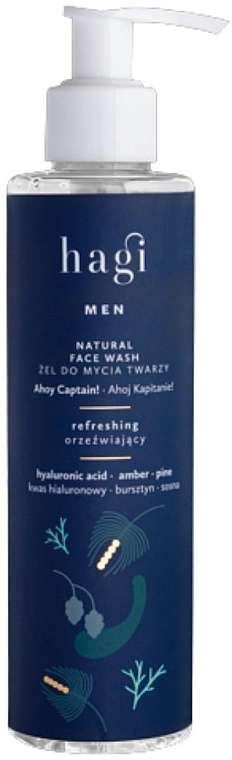 Żel do mycia twarzy dla mężczyzn - Hagi Men Natural Face Wash Ahoy Captain — Zdjęcie N1