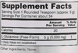 Glutamina w proszku - Now Foods Sports L-Glutamine Powder — Zdjęcie N5