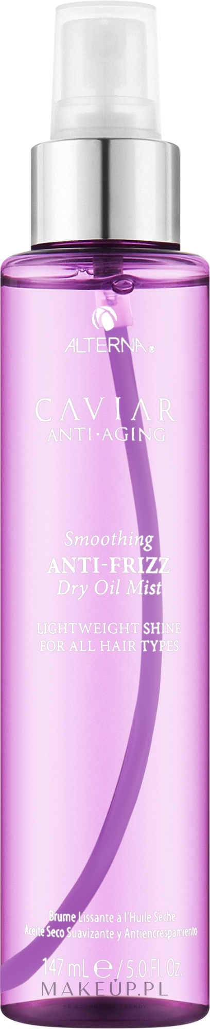 Lekka mgiełka wygładzająca do włosów - Alterna Caviar Anti-Aging Smoothing Anti-Frizz Dry Oil Mist — Zdjęcie 147 ml