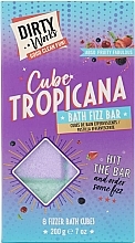 Kup Musujące kostki do kąpieli - Dirty Works Cube Tropicana Bath Fizz Bar