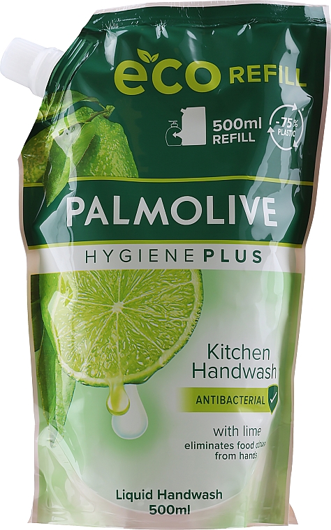 Mydło w płynie neutralizuje kuchenne zapachy - Palmolive Hygiene-Plus Kitchen (zapas) — Zdjęcie N5
