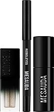 Zestaw - Mesauda Milano Kit Eye-Xlusive (mascara/9ml + e/pencil/0.8g + eyeshadow/3g) — Zdjęcie N2