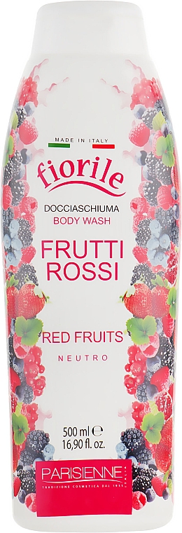 Żel pod prysznic Czerwone owoce - Parisienne Italia Fiorile Frutti Ross Body Wash — Zdjęcie N1