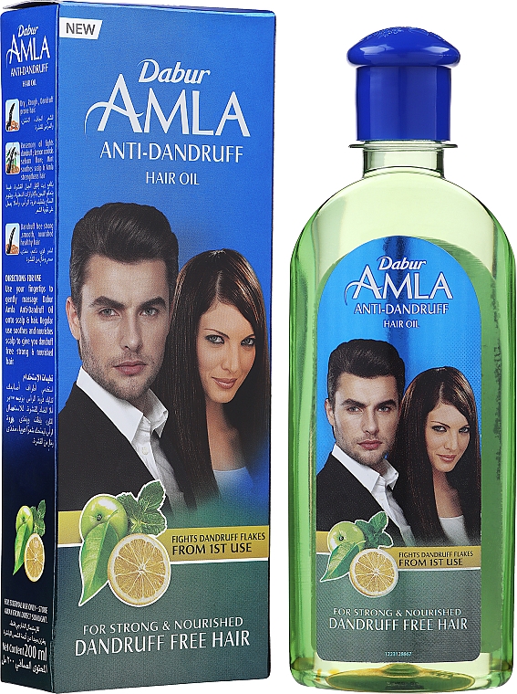 Przeciwłupieżowy olejek do włosów - Dabur Amla Hair Oil Anti-Dandruff — Zdjęcie N2