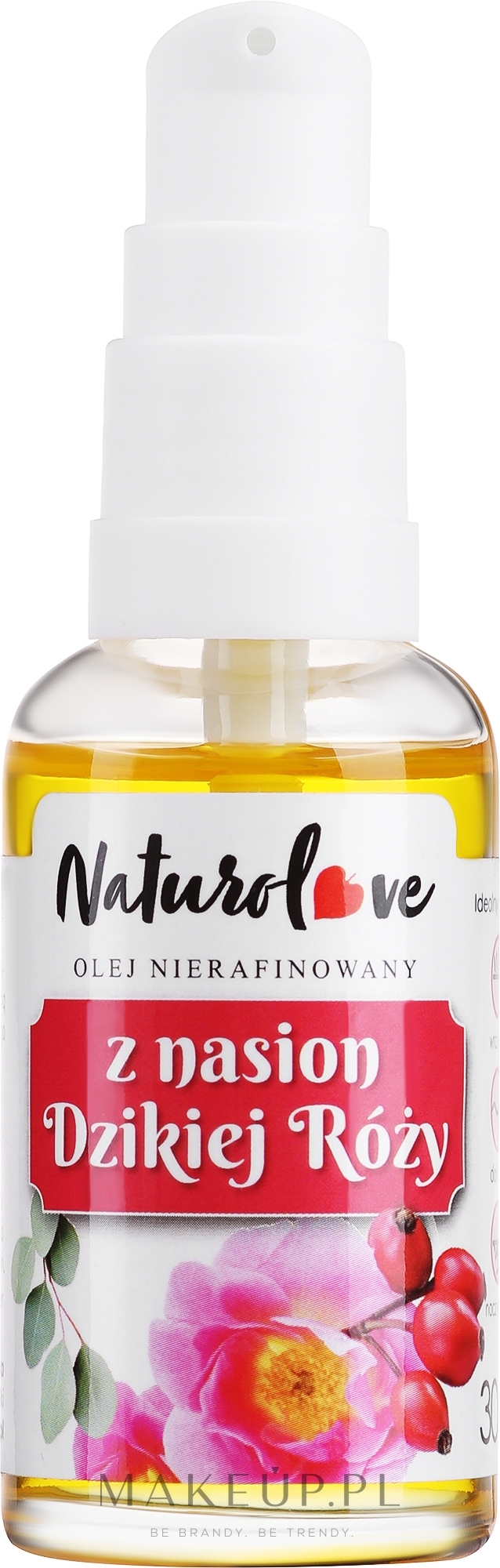 Nierafinowany olej z nasion dzikiej róży - Naturolove Wild Rose Seed Oil — Zdjęcie 30 ml