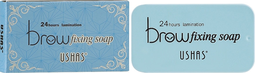Mydło utrwalające brwi, cytryna - Ushas Brow Fixing Soap Long Lasting — Zdjęcie N5