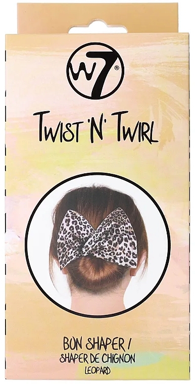 Klips do upięć, lampart - W7 Twist 'N' Twirl Bun Shaper Leopard — Zdjęcie N1