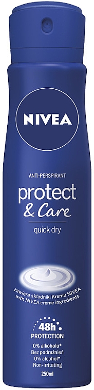 Antyperspirant w sprayu - NIVEA Protect & Care Antyperspirant — Zdjęcie N2