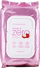 PRZECENA! Chusteczki nawilżane do oczyszczania twarzy, 80 szt. - Banila Co Clean It Zero Lychee Vita Cleansing Tissue Pink * — Zdjęcie N3