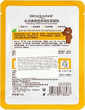 Maska z ekstraktem z zielonej herbaty - Bioaqua Fasial Animal Mask Bear — Zdjęcie N2