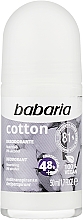 Dezodorant z ekstraktem z bawełny - Babaria Nourishing Roll-On Deodorant Cotton — Zdjęcie N1