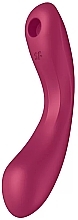 Wibrator próżniowy i stymulator punktu G, czerwony - Satisfyer Curvy Trinity 1 — Zdjęcie N2
