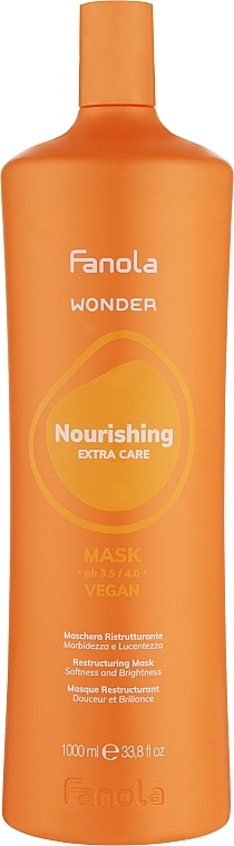 Maska intensywnie nawilżająca włosy - Fanola Wonder Nourishing Mask — Zdjęcie N2