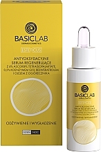 Antyoksydacyjne serum regenerujące do twarzy - BasicLab Dermocosmetics Esteticus Face Serum 6% Tetraisopalmitate 0.5% Coenzyme Q10 — Zdjęcie N2
