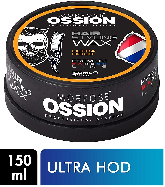 Wosk do włosów - Morfose Ossion PB Wax Ultra Hold  — Zdjęcie N1