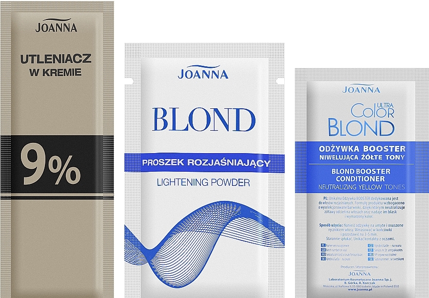 Rozjaśniacz do włosów - Joanna Ultra Color Blond 9 Tones — Zdjęcie N2