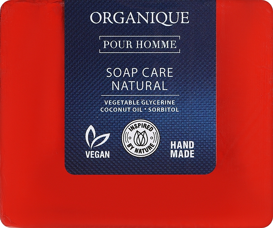 Naturalne mydło w kostce - Organique Soaps Pour Homme — Zdjęcie N1
