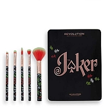 Zestaw pędzli do makijażu - Makeup Revolution X DC Joker Face Brush Set Put On A Happy — Zdjęcie N1