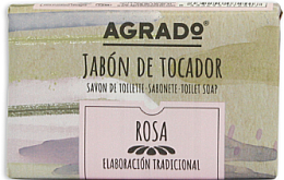 Mydło do rąk Róża - Agrado Bar Hand Soap Rose — Zdjęcie N1
