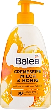 Kremowe mydło w płynie Milk & Honey - Balea Creme Seife Milch & Honig — Zdjęcie N1