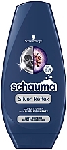 Odżywka do siwych włosów - Schauma Silver Reflex Anti-Yellow Conditioner With Purple Pigments — Zdjęcie N1