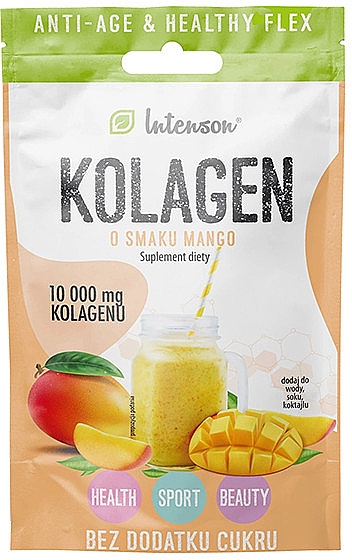 Suplement diety Kolagen o smaku mango - Intenson Collagen Anti-Age & Healthy Flex