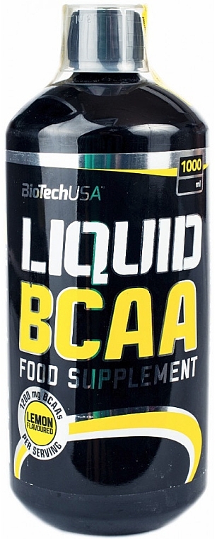 Aminokwasy BCAA z cytryną - BiotechUSA Liquid BCAA Lemon — Zdjęcie N1