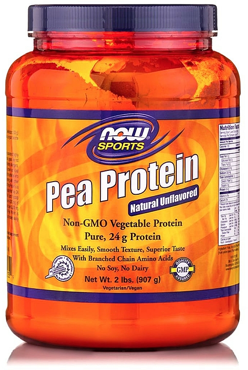 Białko, bez smaku - Now Foods Sports Pea Protein Unflavored — Zdjęcie N2