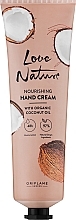 Odżywczy krem do rąk z organicznym olejem kokosowym - Oriflame Love Nature Nourishing Hand Cream — Zdjęcie N2